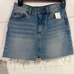 BDG Light Blue Denim Skirt